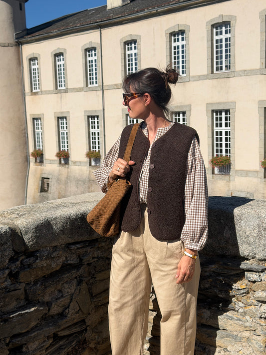 Blouse Hortense chocolat