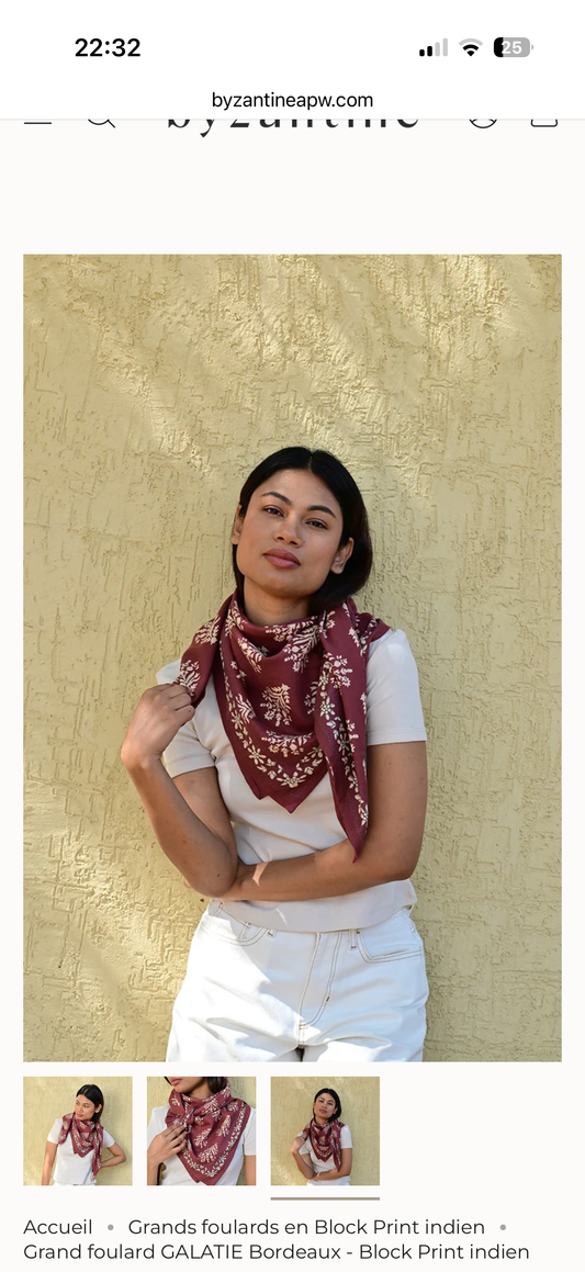 Foulard 100X100 cm