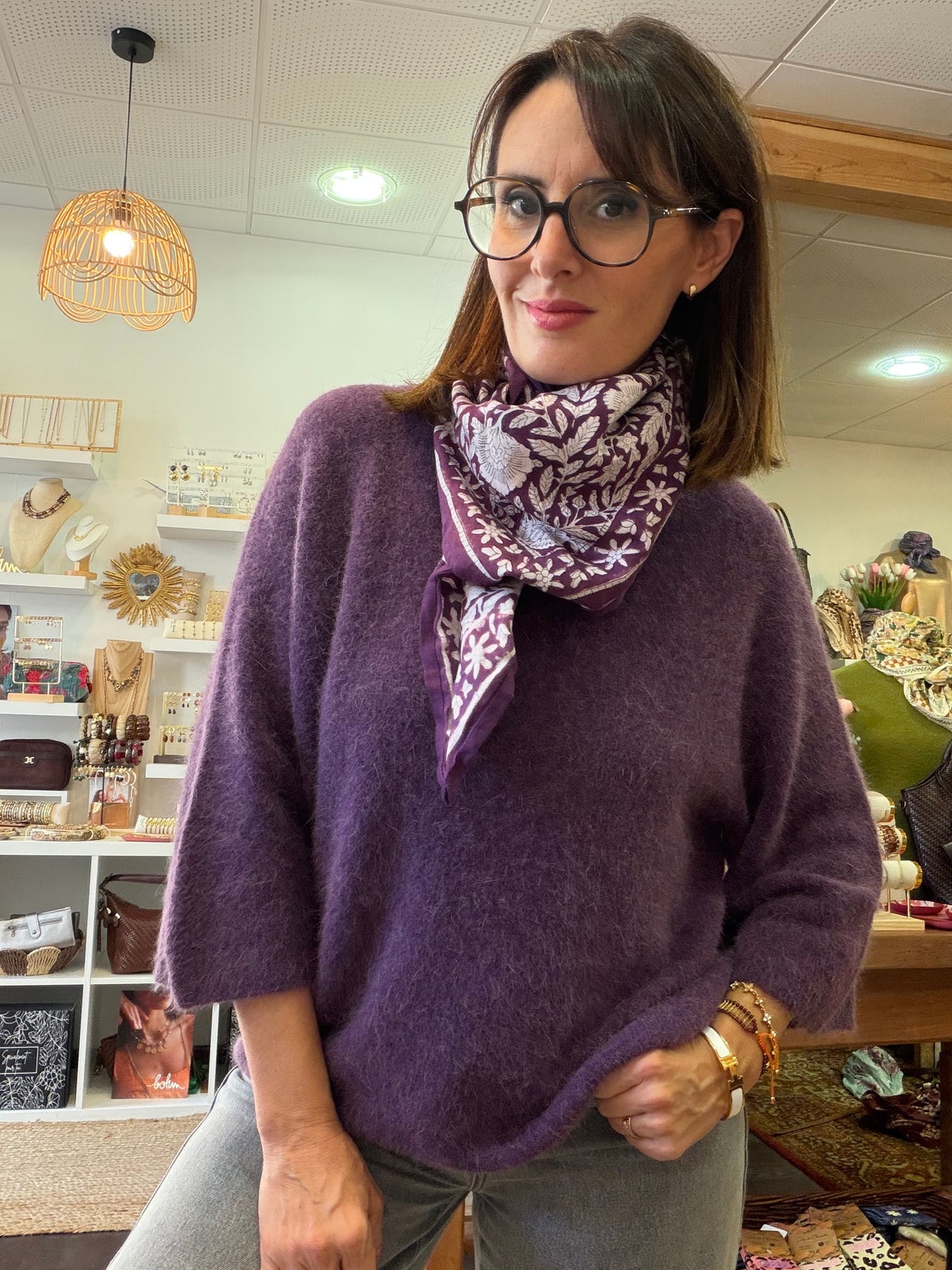 Pull manche 3/4 Nina