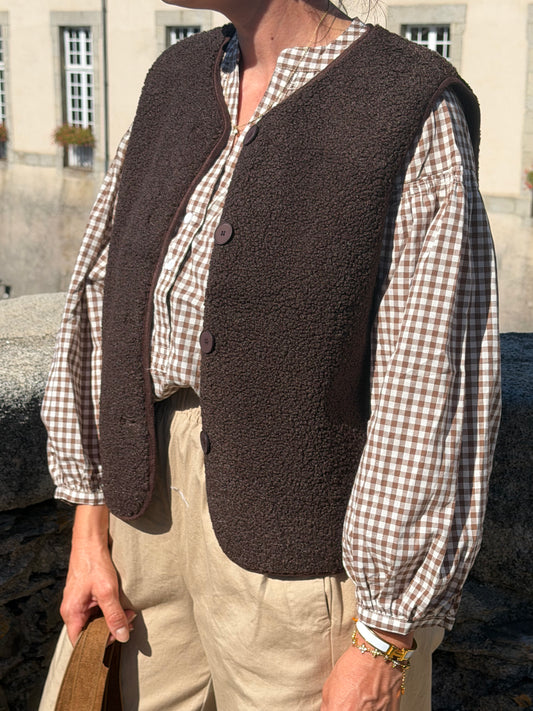 Gilet Moumoute Choco