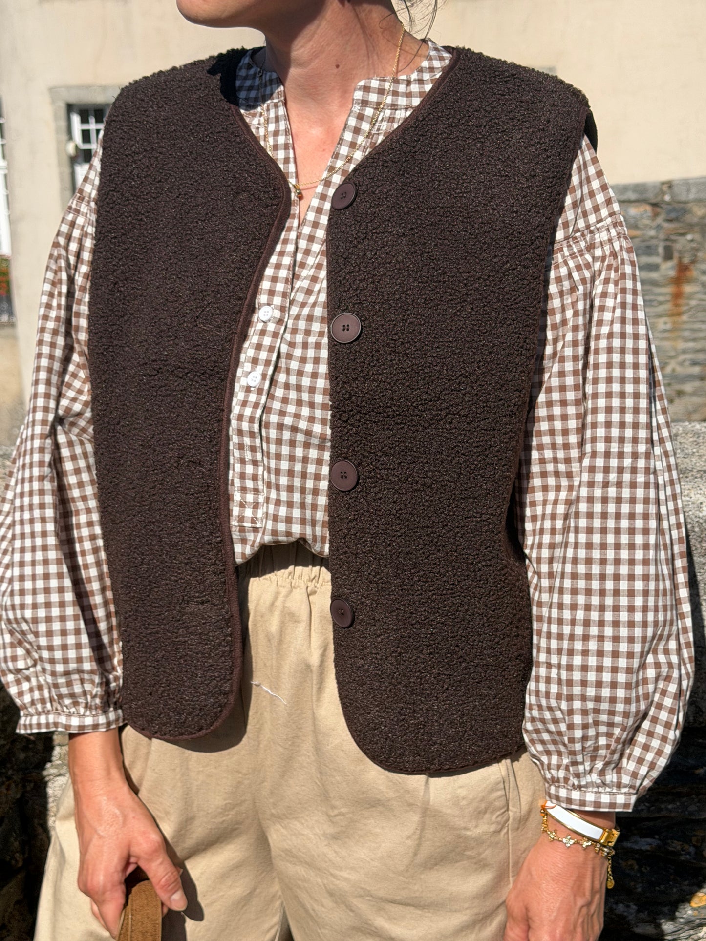 Gilet Moumoute Choco