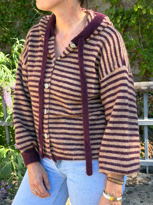 Gilet à capuche